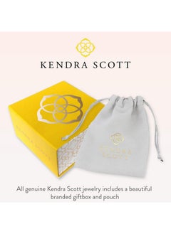 Kendra Scott Kendra Scott Elle Drop Earrings for Women, Fashion Jewelry, 14k Gold-Plated, Bronze Veined Turquoise  - Image 4