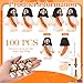 Bememo 100 Pcs Little Jesus Figures Jesus Loves You Original Design Pocket Rubber Little Figures to Hide and Seek Sunday Religious Party Share Easter GiftsOrange - Image 4