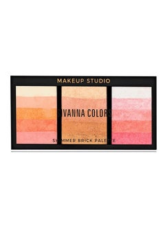 Shimmer Highlighter Brick Palette 02