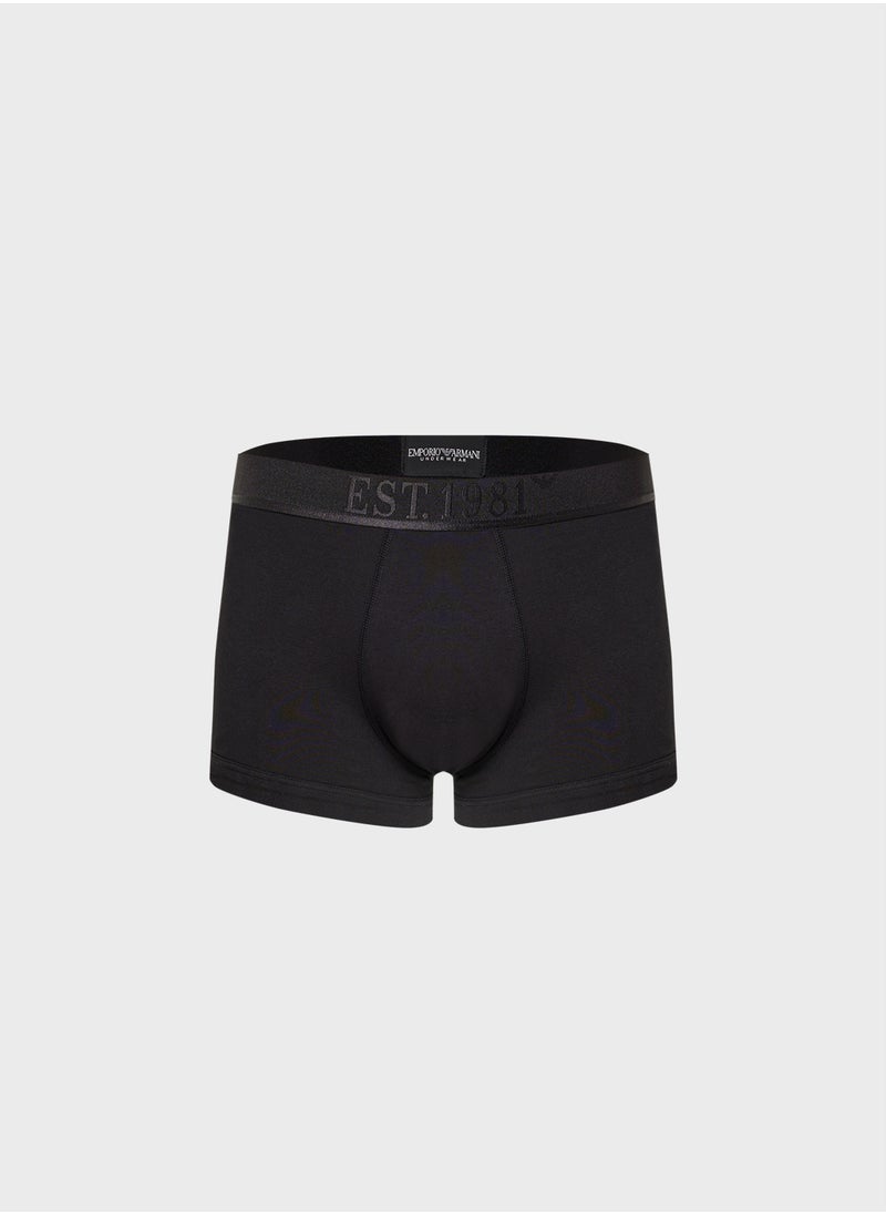 EMPORIO ARMANI - 3 Pack Logo Band Boxers - Image 1