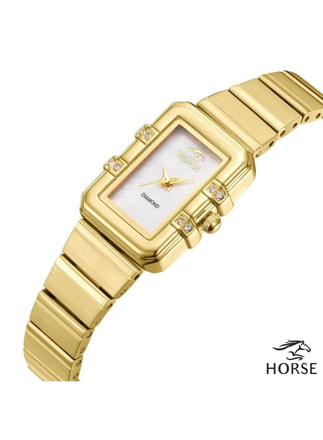 Horse Women's wristwatch, water-resistant, high quality, modern and stylish design, made of rust-resistant stainless steel. - Image 2