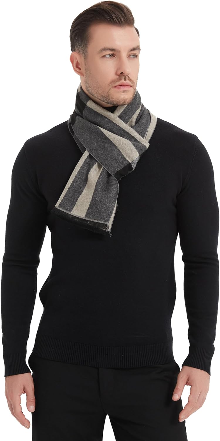 EP Mode Men's Winter Scarf, Cashmere Feel, Super Soft & Warm - Image 1