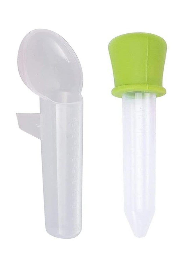 Alya Infant The Cheeky Kidzz Baby Medicine Droppers Set 5 Ml Feeders With Fruit Shape Silicone Teething Toy. (Design 3007),Assorted - Image 4