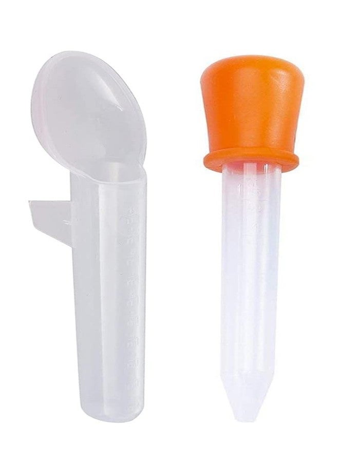 Alya Infant The Cheeky Kidzz Baby Medicine Droppers Set 5 Ml Feeders With Fruit Shape Silicone Teething Toy. (Design 3007),Assorted - Image 2