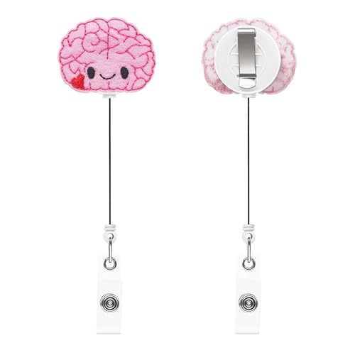 senhilear 8 Pcs Nurse Badge Reels,Cute Badge Reel Clip Retractable ID Clip for Doctor Student Men Women Office Nurses Lanyard Supplies Accessories Bulk Gifts - Image 2