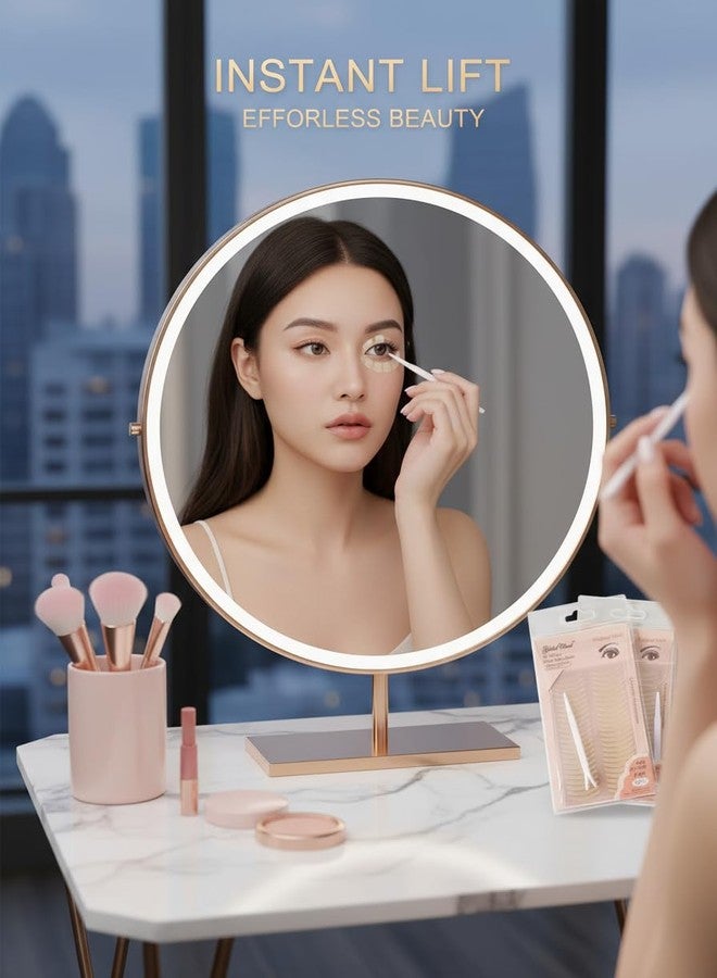 Gilded Cloud Both Sides Sticky Ultra Instant Lift Without Surgery Hooded, Droopy, Uneven, Mono-Eyelids Invisible Fiber Double Side Tapes Stickers 240Pcs (Medium) - Image 3