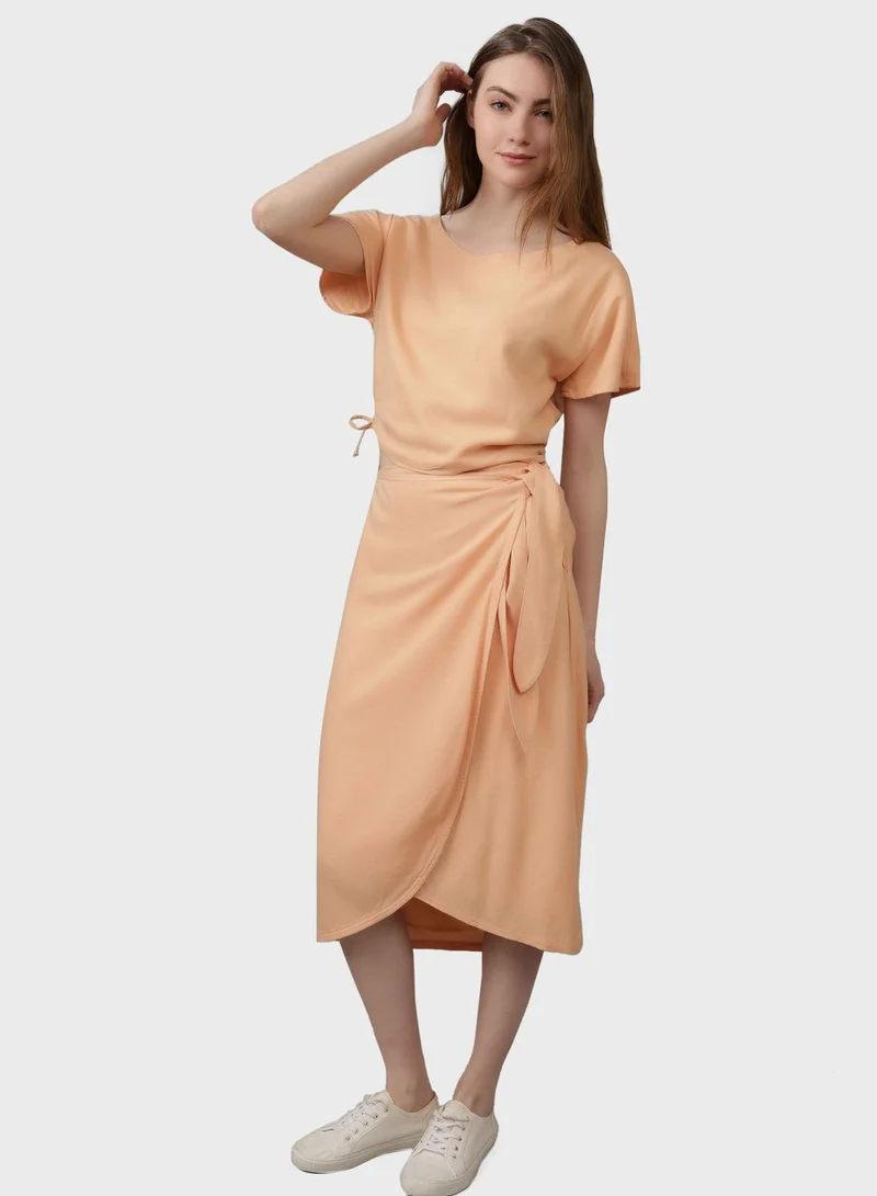 American Eagle Flared Sleeve Ruched Top
