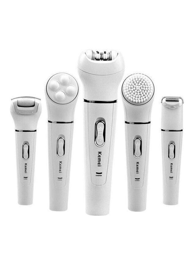 اليشمك جهاز إزالة الشعر 5 في 1 طراز KM-2199 أبيض - Image 2