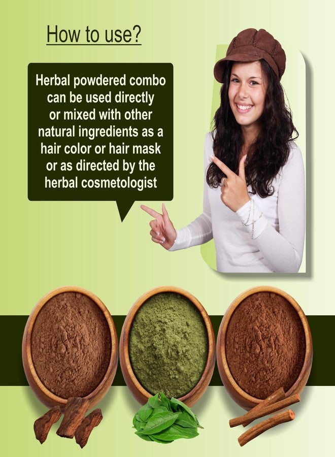 IYUSH Herbal Ayurveda Manjistha Powder with Katha Powder for Hair and Henna Powder for Hair Colour - 750gm | Natural Hair Colour | Hair Volume Powder | Hair Mask for Hair Growth | 250gm each - Image 5