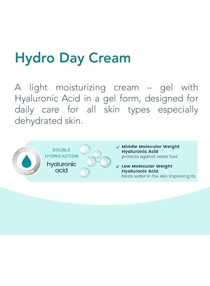 Novaclear Hydro Day Cream 50 ML – Lightweight Daily Face Moisturizer with Dual Hyaluronic Acid, Vitamin E - Image 2