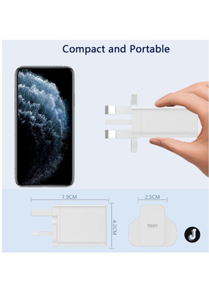 JAJEEK "2024 25W USB-C Super Fast Charger Adapter for Samsung Galaxy Devices – White" - Image 5