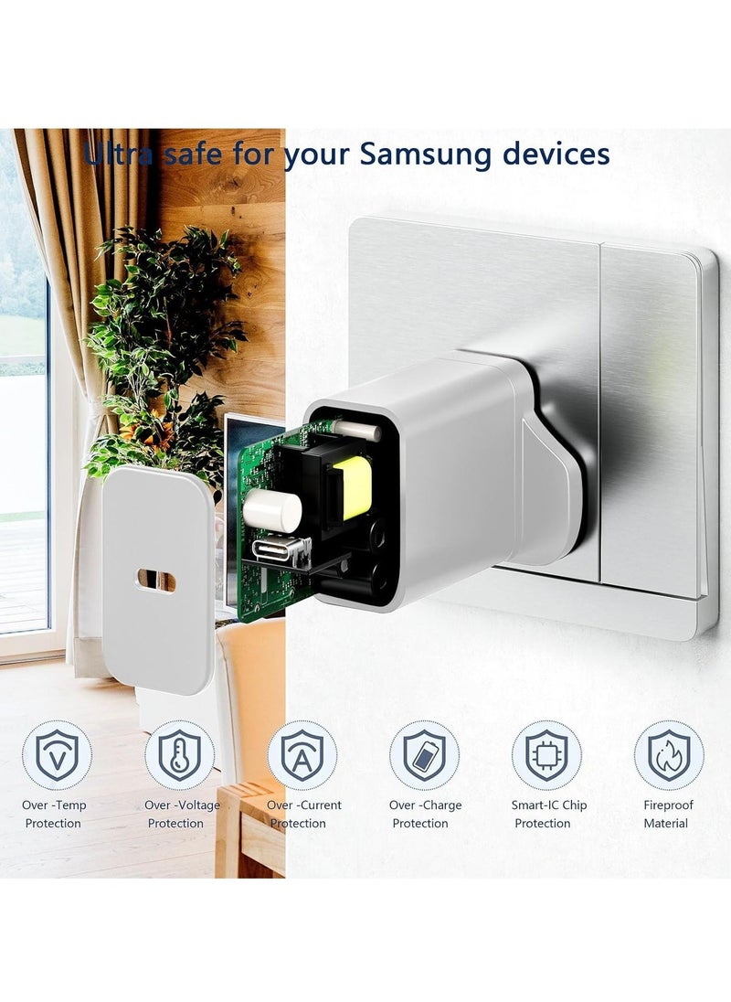 JAJEEK "2024 25W USB-C Super Fast Charger Adapter for Samsung Galaxy Devices – White" - Image 4