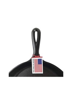 LODGE L9Og3 Griddle Pre-Seasoned Round Pan Perfect For Pancakes, Pizzas, And Quesadillas, Black, W 27.0 X H 3.8 X L 40.3 cm, Cast Iron, 10.5 Inch (Pack Of 1)  - Image 3