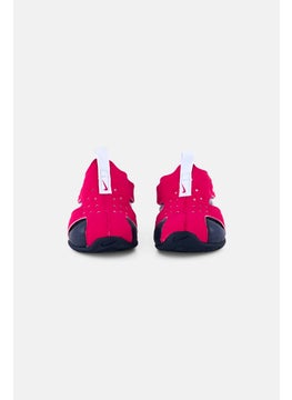 Nike Toddlers Girl Sunray Protect 2 Velcro Closure Sandals, Pink/Navy/White  - Image 4