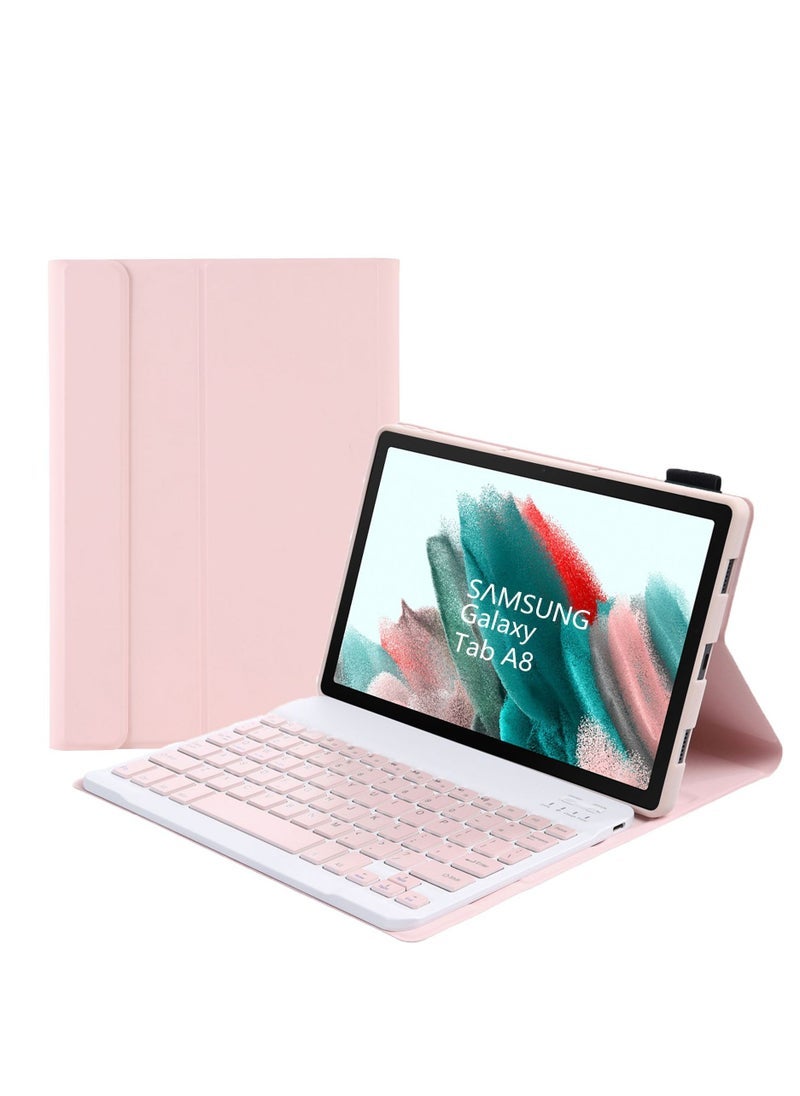 general Compatible with Samsung Galaxy Tab A8 10.5" X205/X200 Keyboard Case with Detachable Wireless Bluetooth Keyboard Slim Case - Image 1