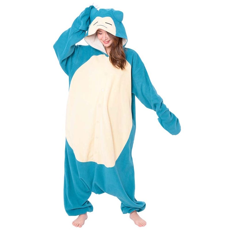 SAZAC Pokemon Snorlax Kigurumi - Ultra Soft & Cozy Premium Adult Onesie for Unisex Cosplay, Easy Care Halloween Costume, Luxurious Loungewear - Image 5