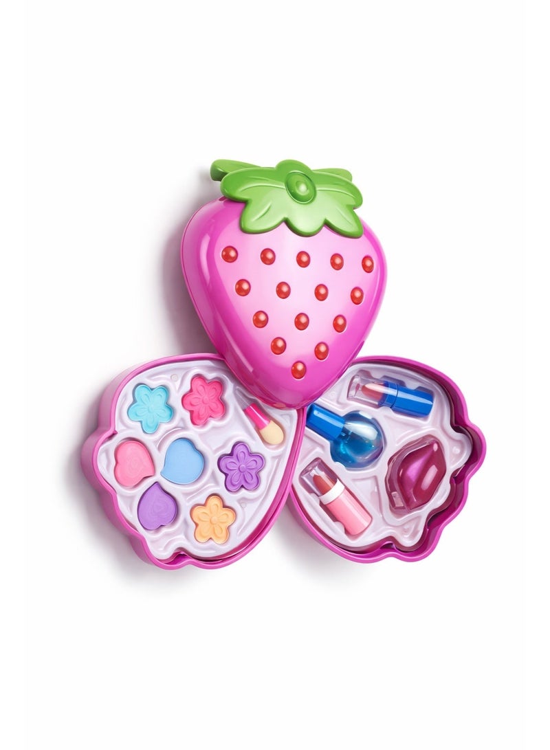 لعبة مكياج اطفال حقيقي (تاتي باللوان متعددة) - هدية عيد ميلاد مناسبة للبنات الصغيرة - لعبة الميكب - مجموعة مكياج ريال للاطفال العاب مكياج قابلة للغسل للاطفال، مجموعة طلاء اظافر غير سامة - مجموعات مكياج محمولة للأطفال للبنات، هدايا عيد الميلاد من سن 3 الي 12 سنة - مستحضرات التجميل للبنات، لعبة تجميل امنة بلاستيكية للاطفال، العاب بناتي للمكياج، يمكن تقديمها كهدية - مستحضرات تجميل قابلة للغسل، حقيقي للعب الأطفال - Image 2