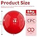 LEEZZIZZ Red Giant Balloons 36 Inch Large Latex Balloons 9 Pcs Jumbo Balloons Bluk for Kids Party Wedding Birthday Supply Decorations - Image 4
