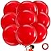 LEEZZIZZ Red Giant Balloons 36 Inch Large Latex Balloons 9 Pcs Jumbo Balloons Bluk for Kids Party Wedding Birthday Supply Decorations - Image 2