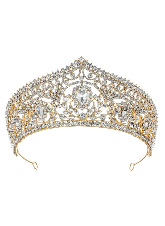 SAMKY Wedding Tiara Crown Bridal Headpiece For Women Accessories For Classic Bride  - Image 1