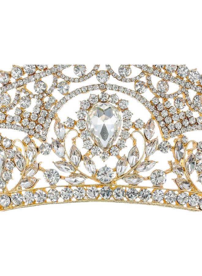 SAMKY Wedding Tiara Crown Bridal Headpiece For Women Accessories For Classic Bride  - Image 3