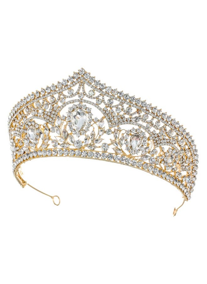 SAMKY Wedding Tiara Crown Bridal Headpiece For Women Accessories For Classic Bride  - Image 2