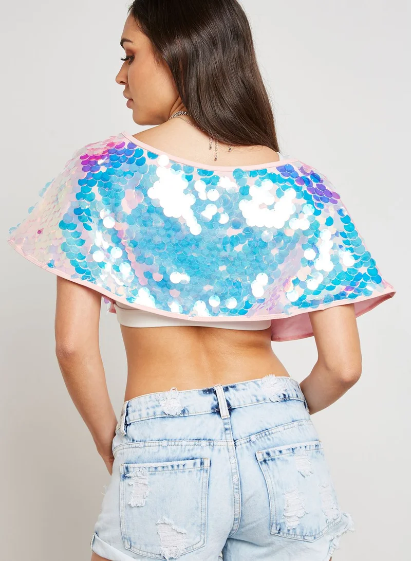 SOUTH BEACH Holographic Kimono