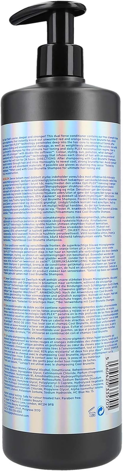 Fudge بلسم فودج بروفيشينال كول برونيت بلون أزرق لتفتيح الشعر البني يزيل درجات اللون البرتقالي والأحمر 250 مل - Image 5
