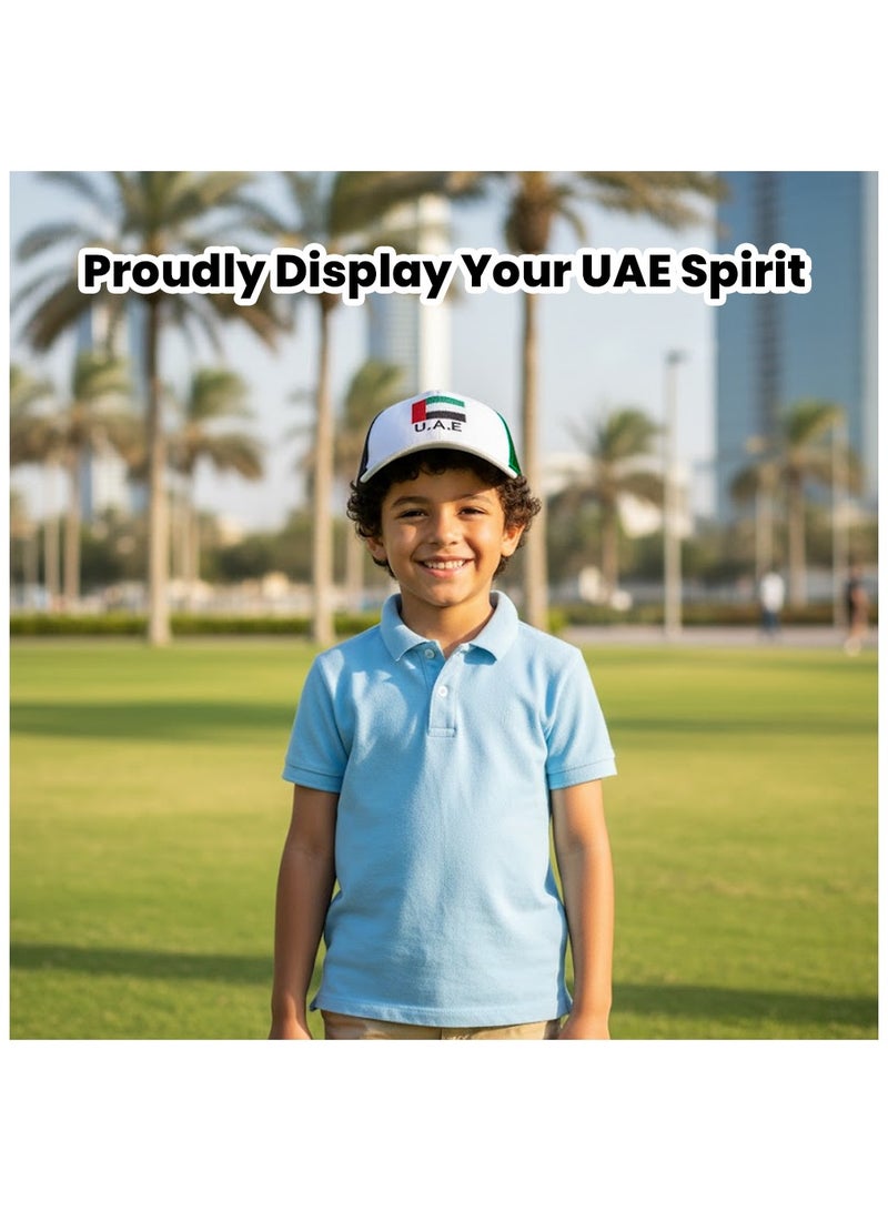 UAE Cap 100% Cotton Baseball Cap with Premium Embroidery - Image 2