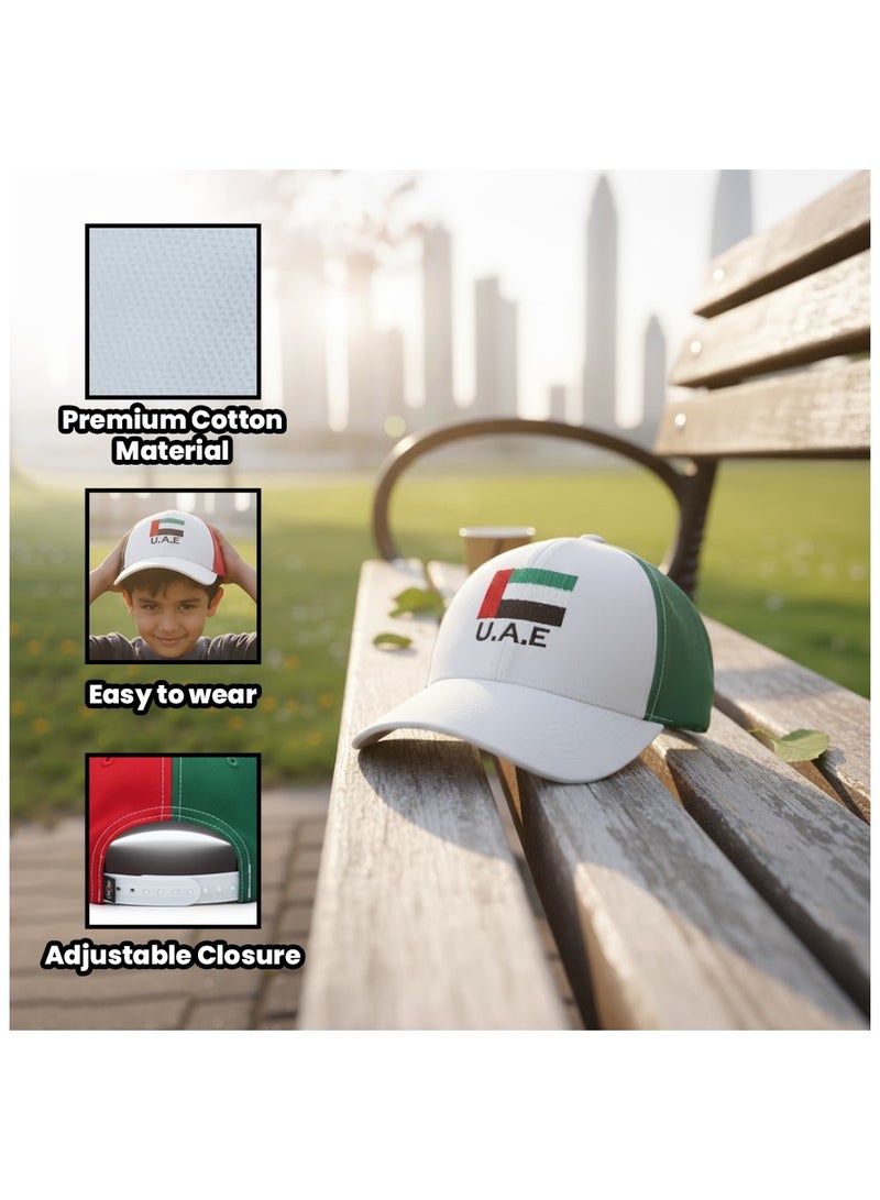 UAE Cap 100% Cotton Baseball Cap with Premium Embroidery - Image 4