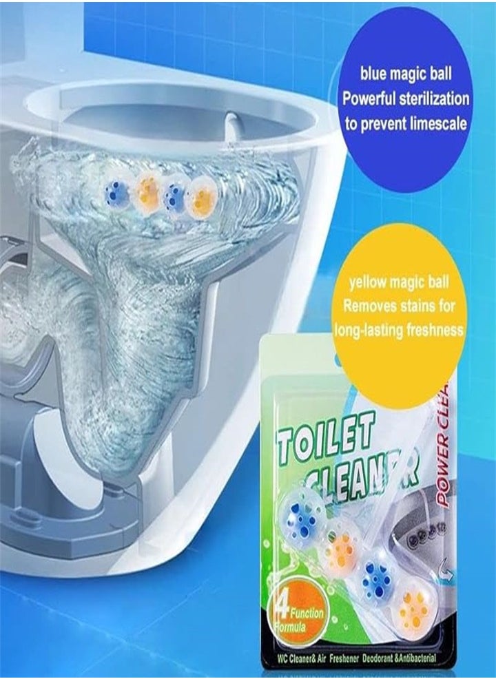 Generic - Hanging toilet cleaning ball*3, deodorizing and cleaning magic ball - Image 1