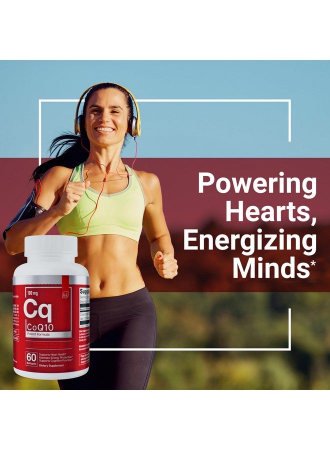 Essential Elements CoQ10 100mg Softgels for Heart, Brain, and Vascular Support - Comprehensive Coenzyme Q10 Supplement Formulated for Optimal Absorption - 60 Count, 2 Month Supply - Image 5