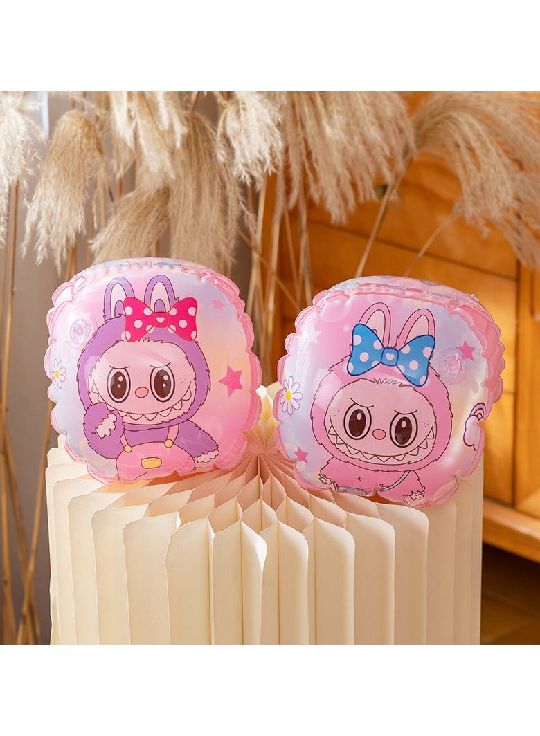 general Cute Kids Swim Ring Set 3 Pieces Labubu - Image 2