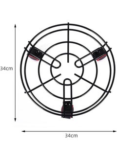 Movable Metal Chassis | Heavy Duty Stand For Gas Lpg Cylinder & Other Heavy Items | Round Movable Flowerpot Stand For Indoor & Outdoor - pzsku/Z159678F049918EB4DF2CZ/45/_/1719121524/13b355d5-8b3a-4219-af83-4a306926c02f