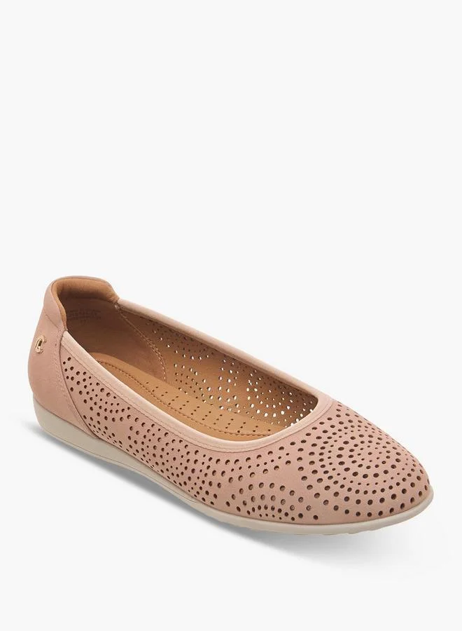 لو كونفورت Women Perforated Ballerina Shoes
