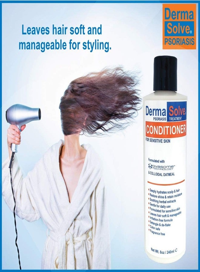Dermasolve Psoriasis Conditioner - Soothing Anti Dandruff, Seborrheic Dermatitis, Sensitive Skin, Flaky, Itchy, Dry Scalp & Damaged Hair Repair - Pack of 2 - Image 4