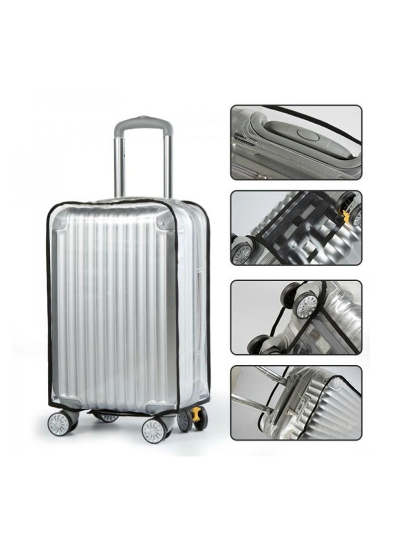 Full Transparent Luggage Protector Cover Thicken Suitcase Protector Cover PVC Suitcase Cover Rolling Luggage Cover extra large - Image 1