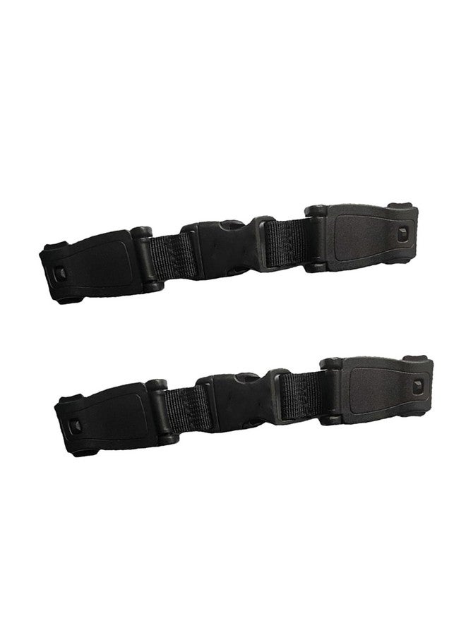 CaoXiong 2 Pcs Child Chest Harness,Anti-Slip Baby Chest Guard,Anti Escape Safety Harness Strap Lock,Compatible with Car Seats,Strollers,High Chairs,Baby Carrier,Schoolbags(Black) - Image 1