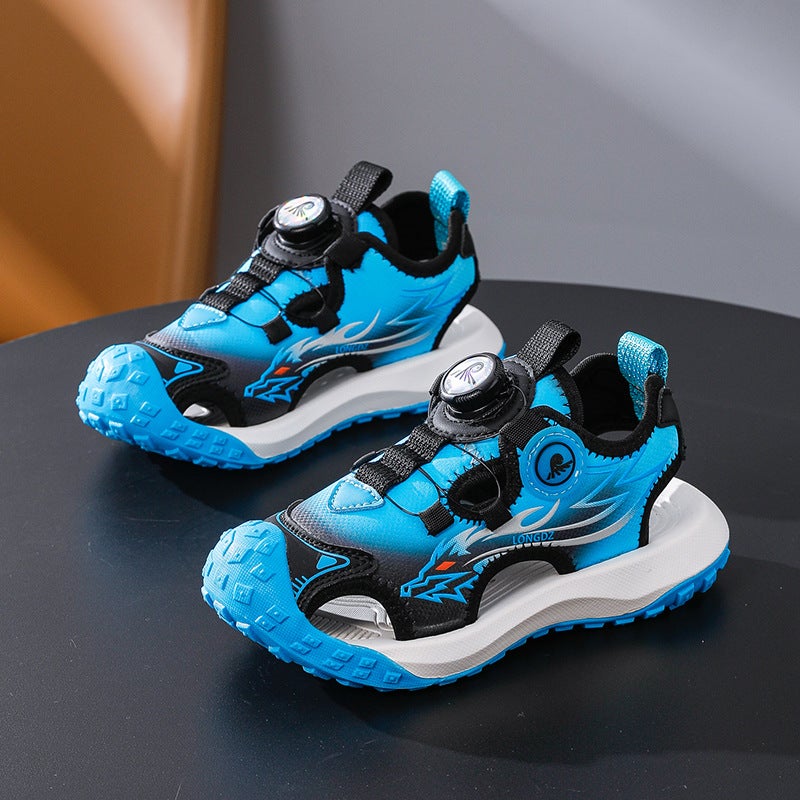 Children'S Sports Sandals Boys Closed-Toe Sandals Summer Big Kids Beach Shoes Boys Frame Shoes Trendy - Image 4