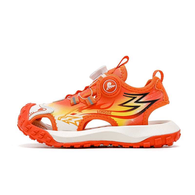 Children'S Sports Sandals Boys Closed-Toe Sandals Summer Big Kids Beach Shoes Boys Frame Shoes Trendy - Image 5