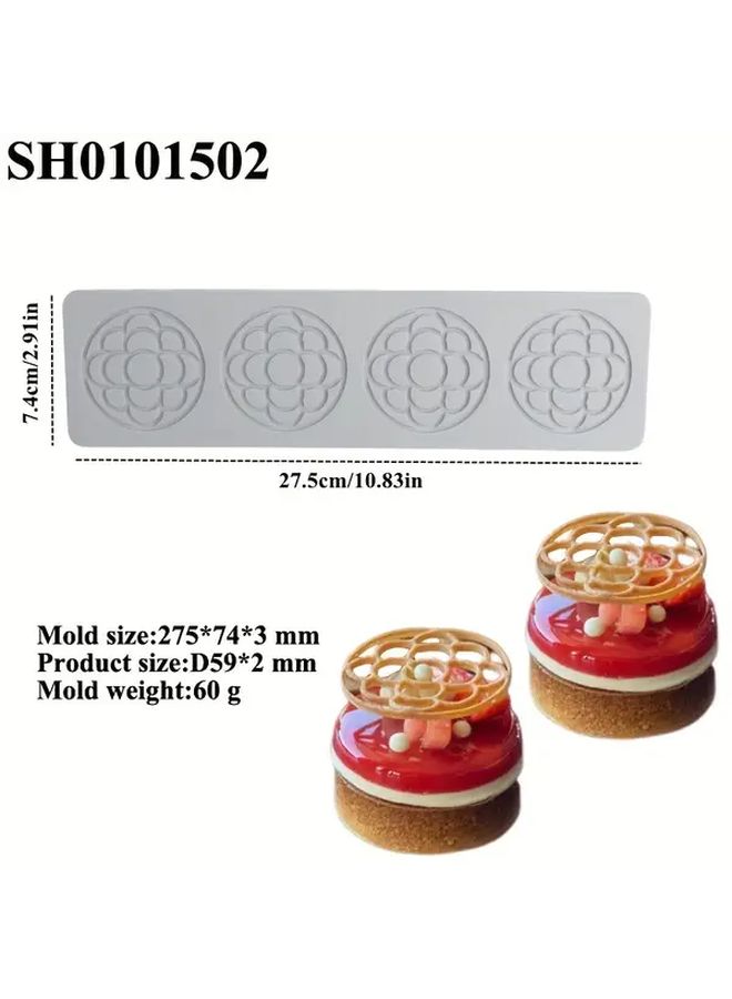 Silicone Lace Molds 1503 Flower Fondant Cake Decorating Tool For Wedding Birthday - Image 3