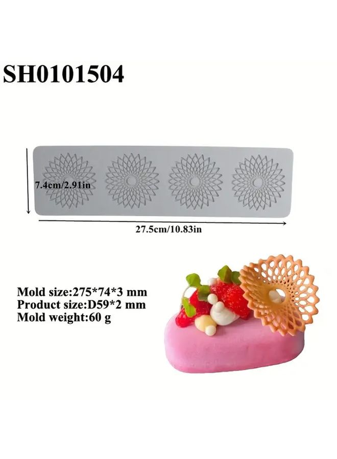 Silicone Lace Molds 1503 Flower Fondant Cake Decorating Tool For Wedding Birthday - Image 5