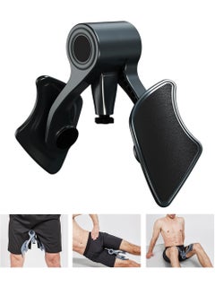 Uwals Kegel Trainer Men's Endurance Trainer, Women's Pelvic Floor Muscle Strengthening Trainer, Inner Thigh Muscle Training Enhancer, Lift & Shape Leg Clips (Black)  - Image 1