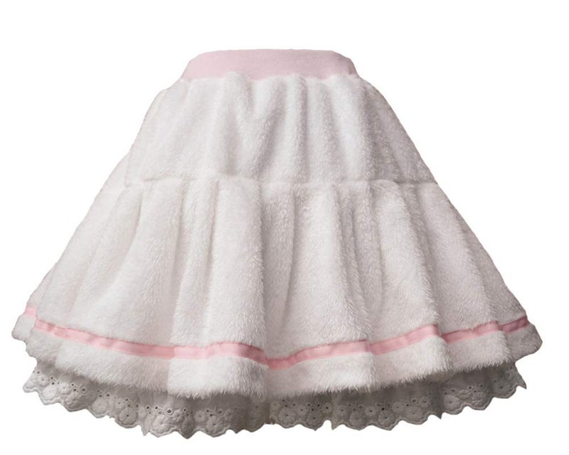Smiling Angel White Sweet Girls Womens Plush Lolita Skirt Pantskirt - Image 5