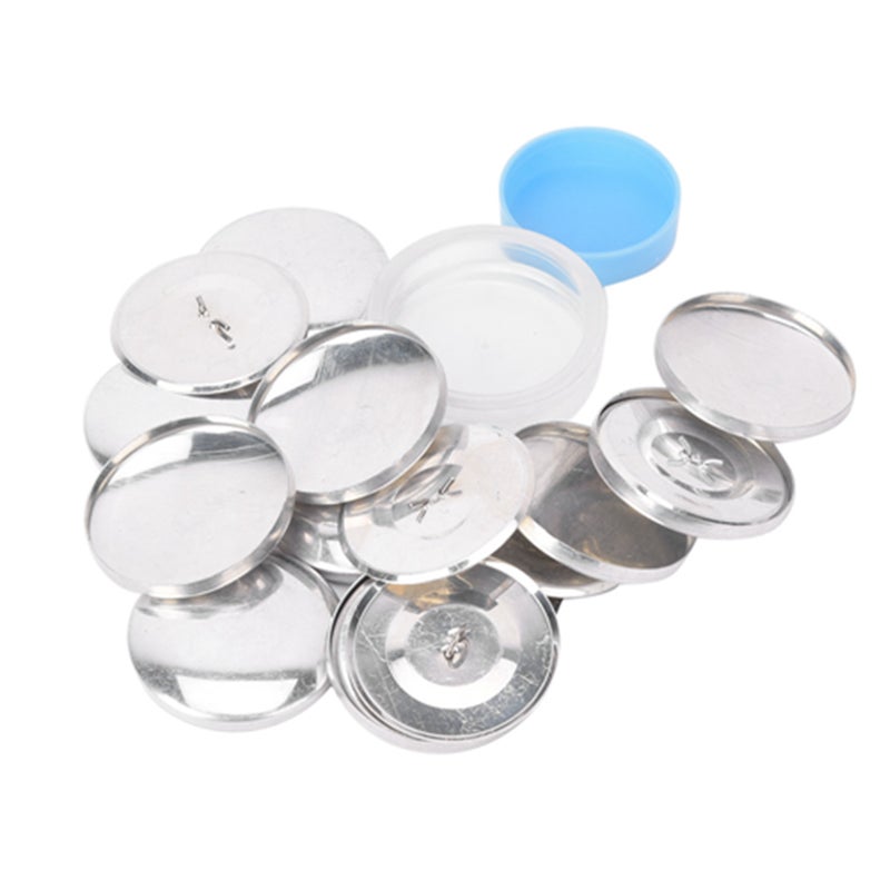 Cloth Bag Cover Buttons Kit Round Button Base DIY Handmade Crafts Buckle Making Tools40MM - Image 1