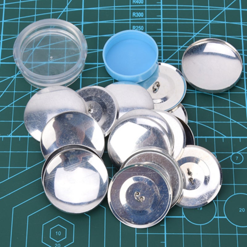 Cloth Bag Cover Buttons Kit Round Button Base DIY Handmade Crafts Buckle Making Tools40MM - Image 4