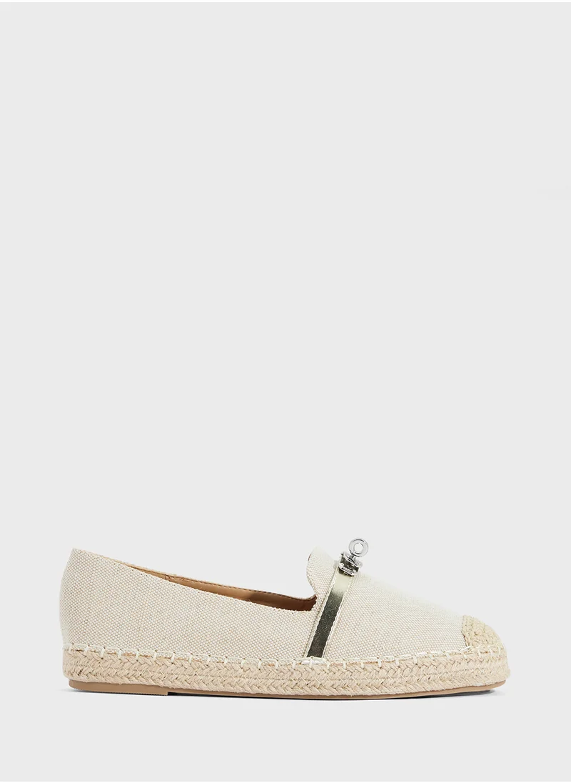 ايلا Canvas Espadrille With Buckle