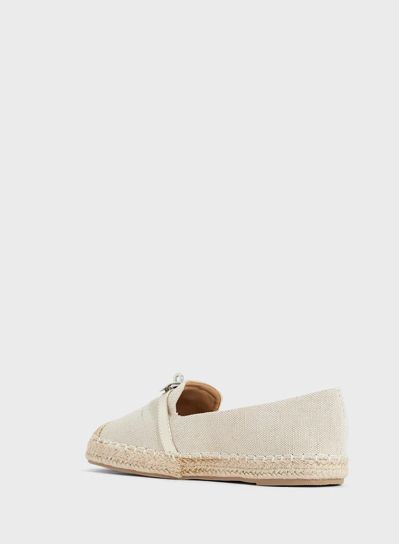ELLA Canvas Espadrille With Buckle