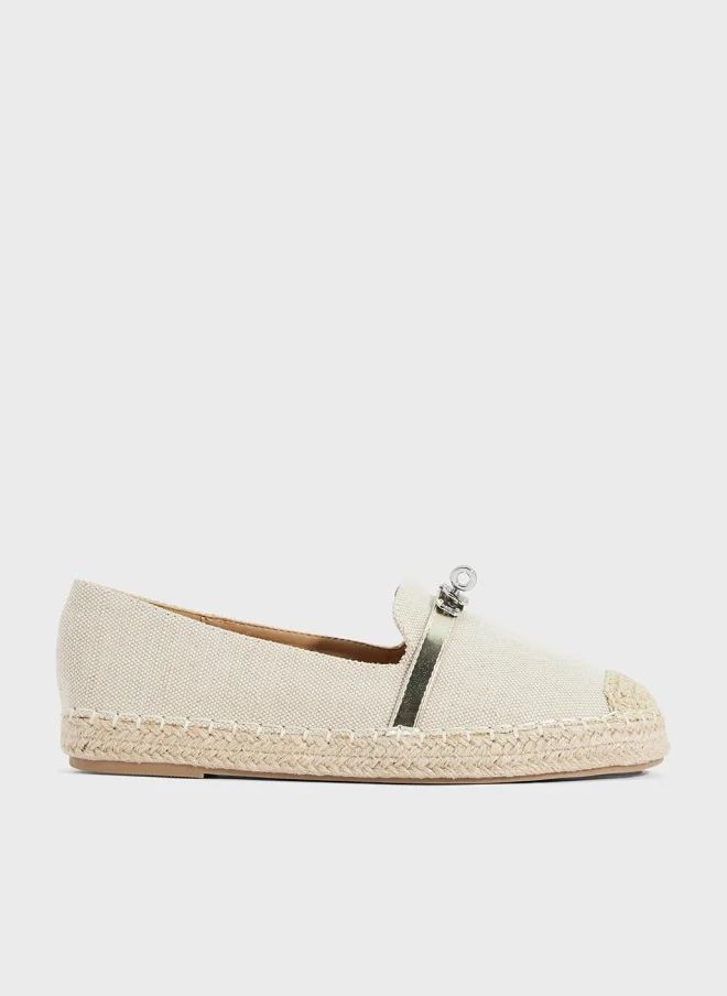 ELLA Canvas Espadrille With Buckle