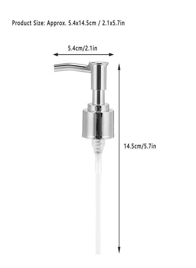 Generic Conditioner Bottle Pump, Dispensing Pump Convenient 360 Degree Rotate Exquisite for Bathroom for Home for Hand for Shower Gel(Silver)' - Image 4